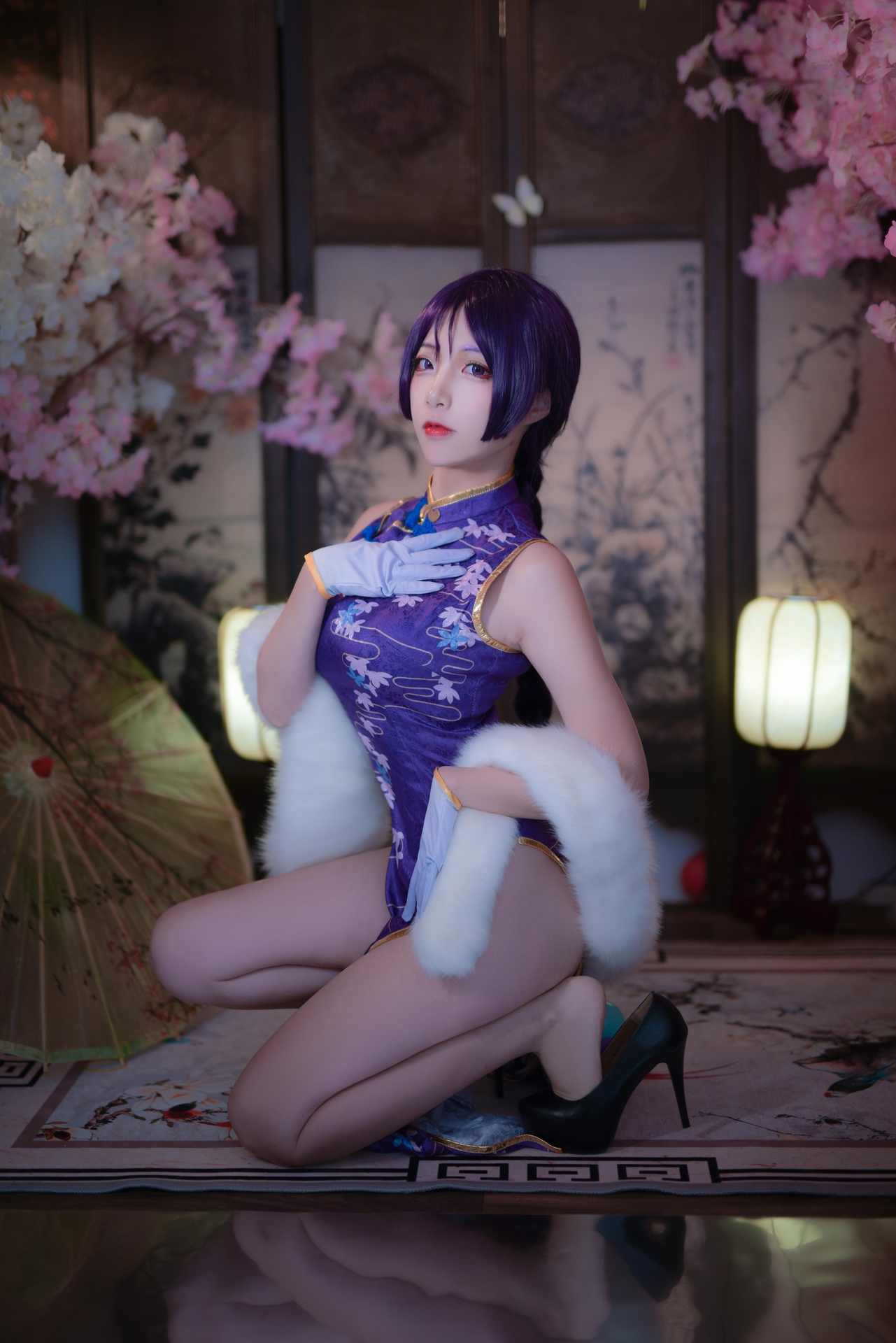 NO.007二佐NisaFate奶光旗袍作品展示【20P】-可宝主